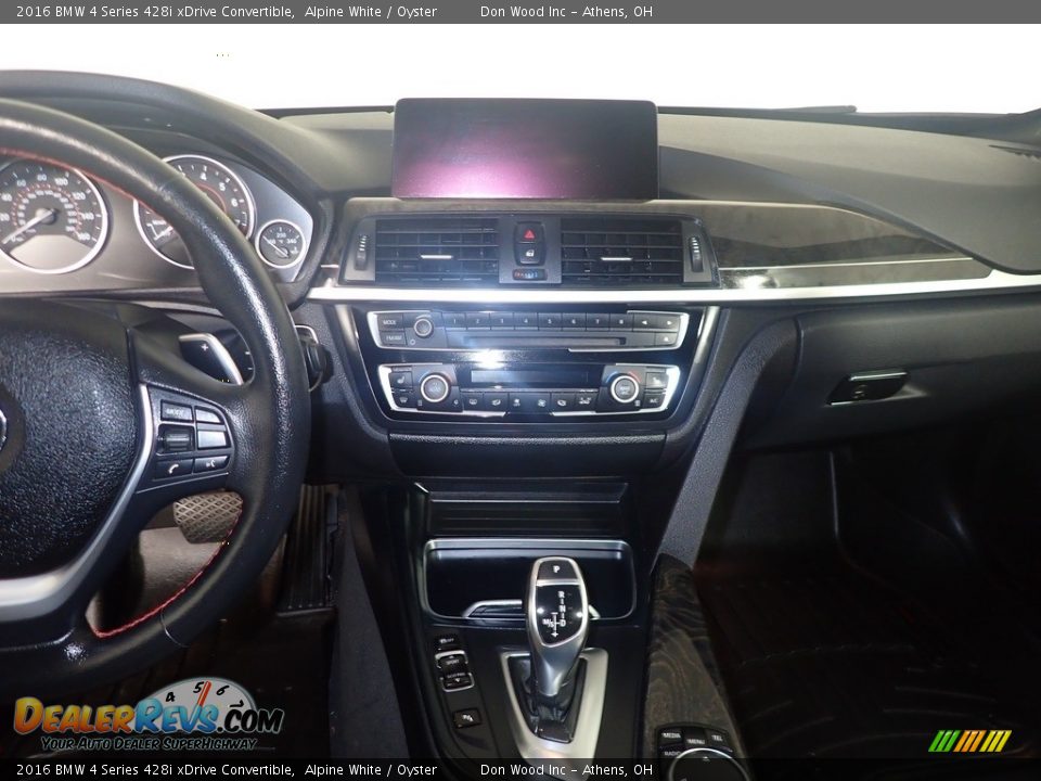 2016 BMW 4 Series 428i xDrive Convertible Alpine White / Oyster Photo #26