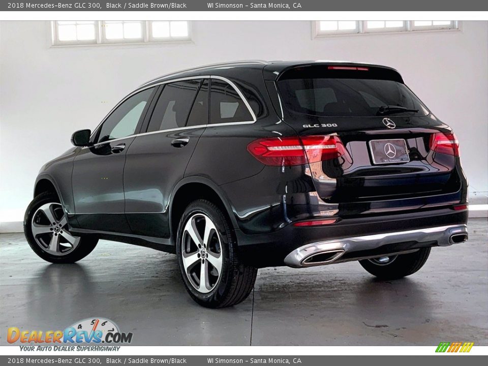 2018 Mercedes-Benz GLC 300 Black / Saddle Brown/Black Photo #10