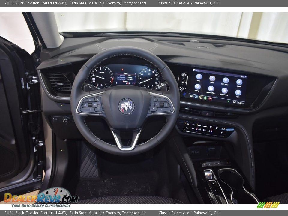 2021 Buick Envision Preferred AWD Satin Steel Metallic / Ebony w/Ebony Accents Photo #10