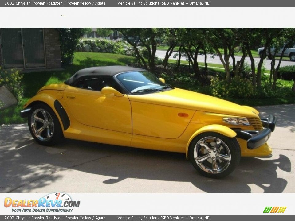 2002 Chrysler Prowler Roadster Prowler Yellow / Agate Photo #3