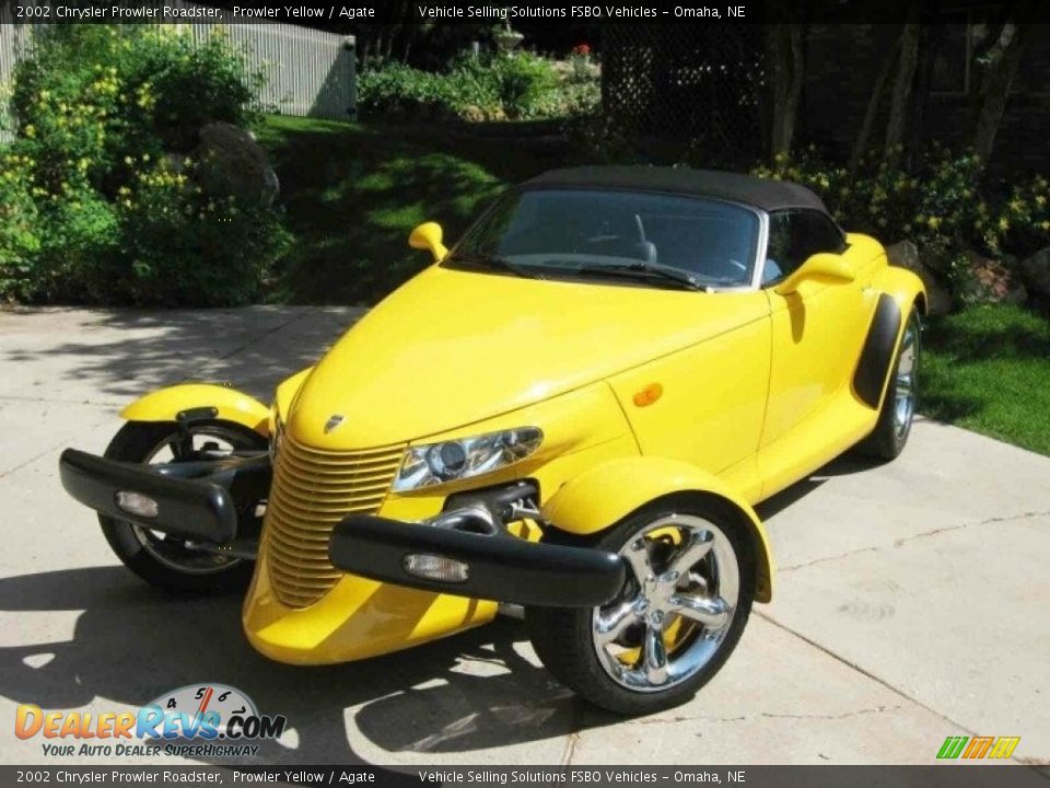 2002 Chrysler Prowler Roadster Prowler Yellow / Agate Photo #6