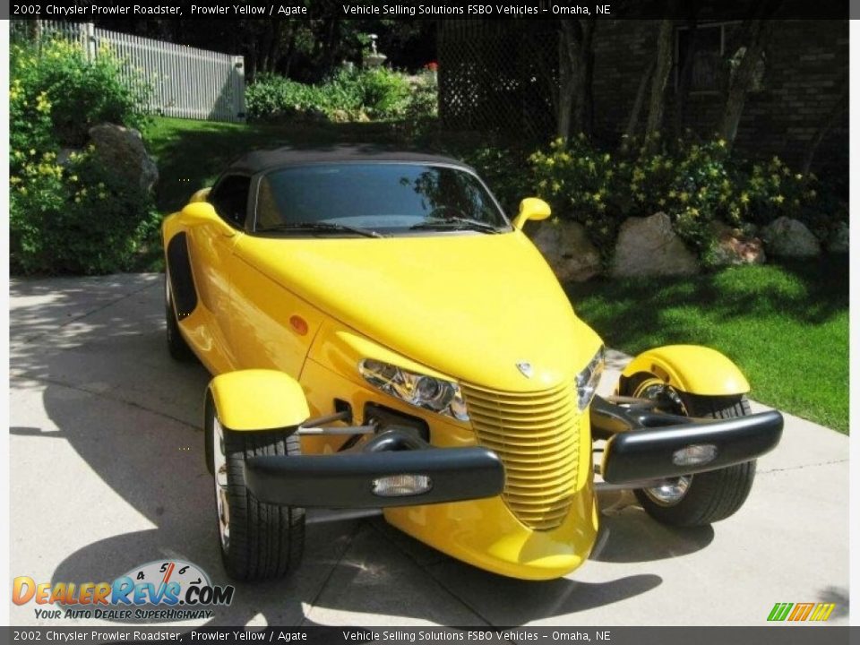 2002 Chrysler Prowler Roadster Prowler Yellow / Agate Photo #12