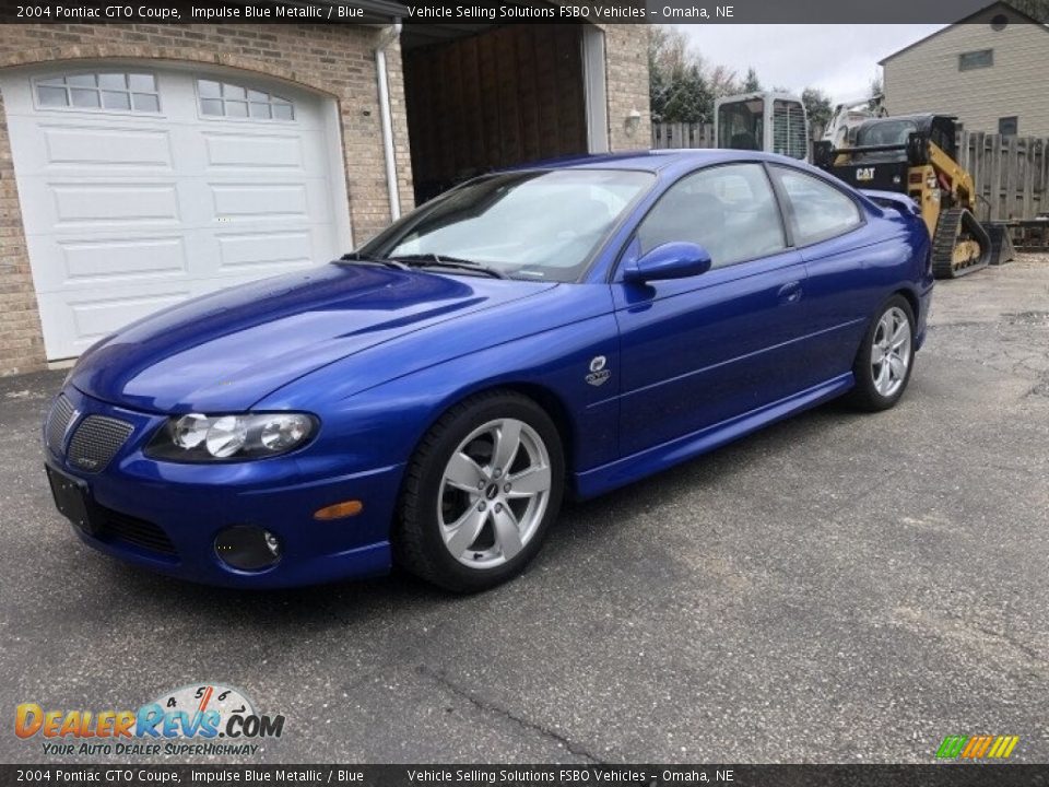 2004 Pontiac GTO Coupe Impulse Blue Metallic / Blue Photo #1