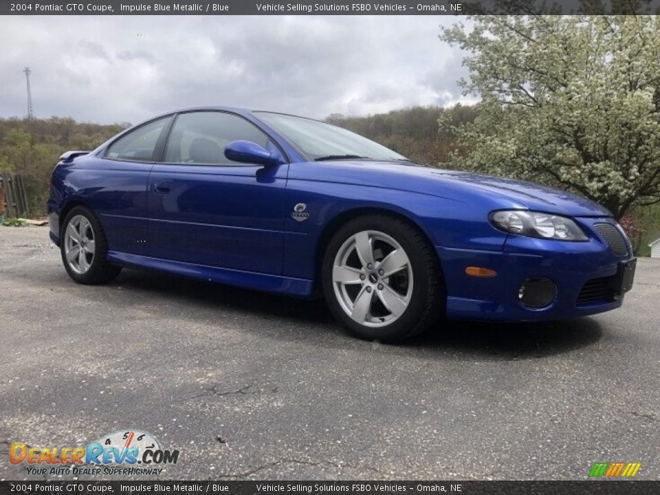 2004 Pontiac GTO Coupe Impulse Blue Metallic / Blue Photo #4