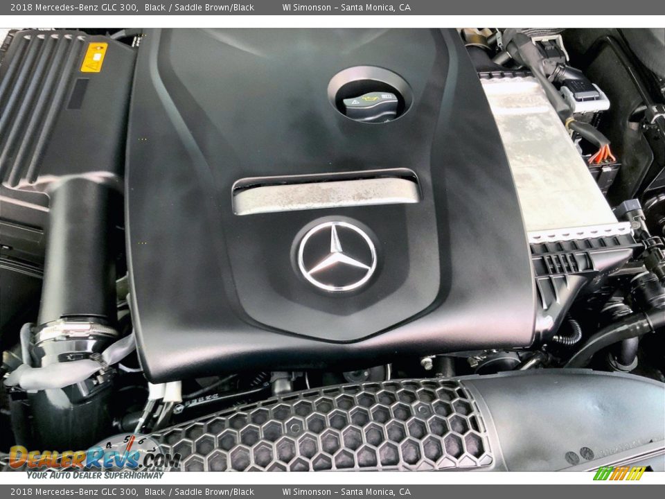 2018 Mercedes-Benz GLC 300 Black / Saddle Brown/Black Photo #32
