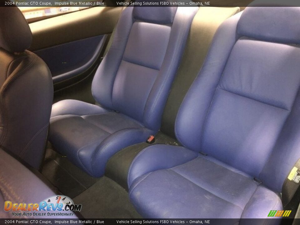 2004 Pontiac GTO Coupe Impulse Blue Metallic / Blue Photo #6