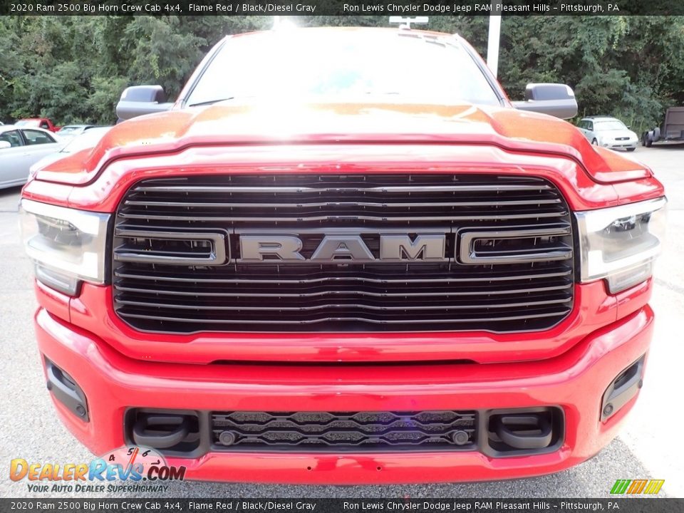 2020 Ram 2500 Big Horn Crew Cab 4x4 Flame Red / Black/Diesel Gray Photo #8