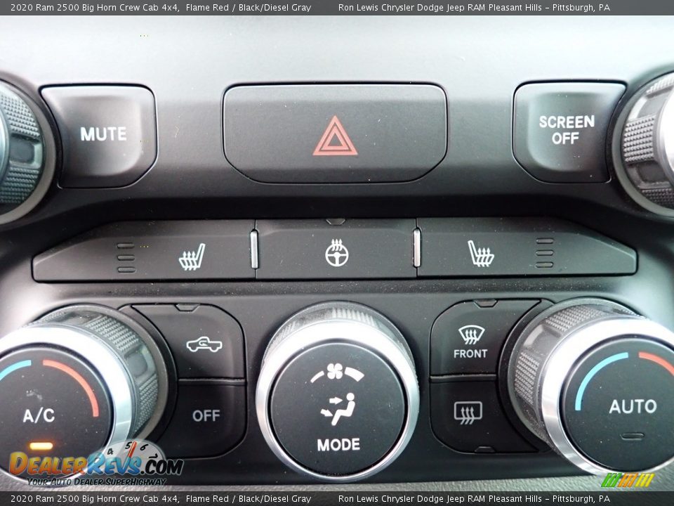 Controls of 2020 Ram 2500 Big Horn Crew Cab 4x4 Photo #17