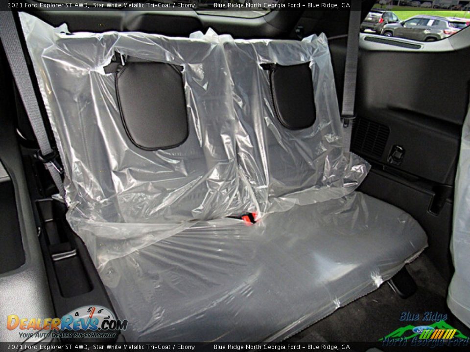 2021 Ford Explorer ST 4WD Star White Metallic Tri-Coat / Ebony Photo #13