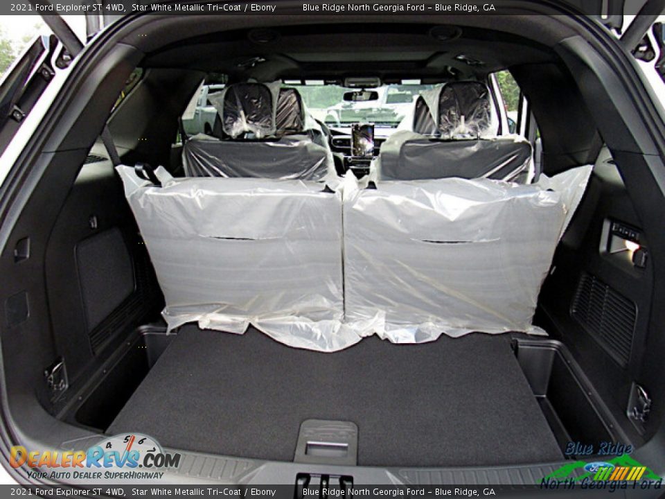 2021 Ford Explorer ST 4WD Star White Metallic Tri-Coat / Ebony Photo #14