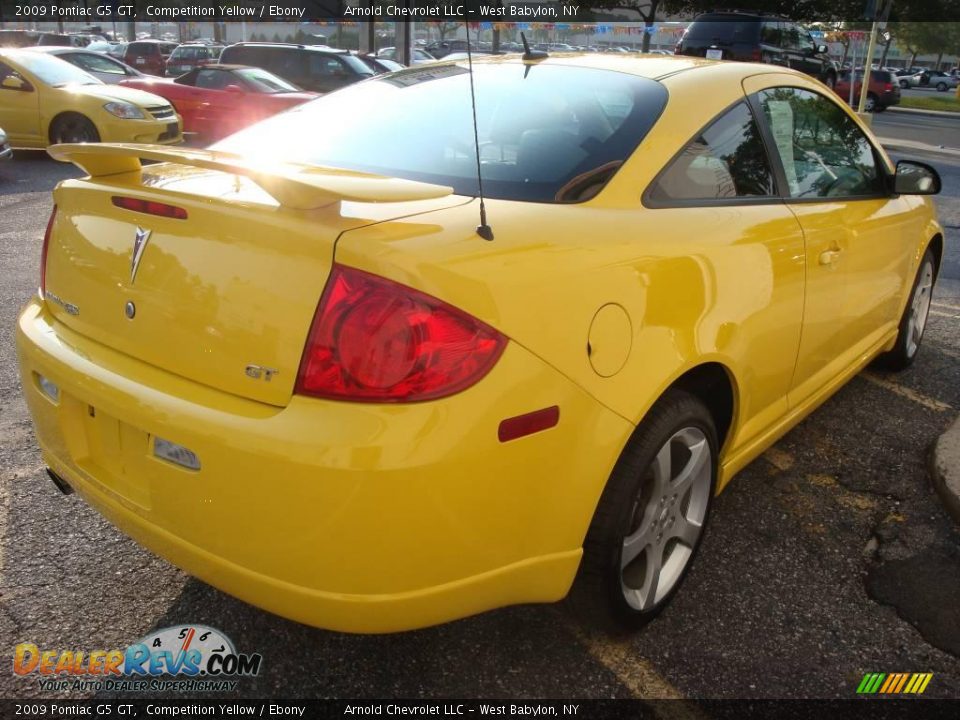 2009 Pontiac G5 GT Competition Yellow / Ebony Photo #6