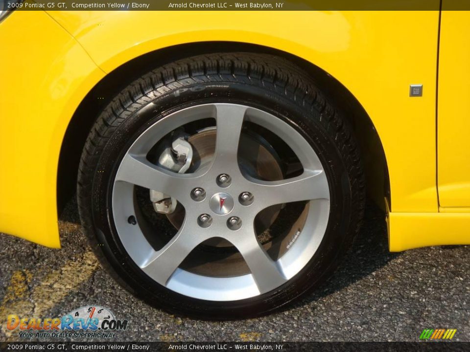 2009 Pontiac G5 GT Competition Yellow / Ebony Photo #7
