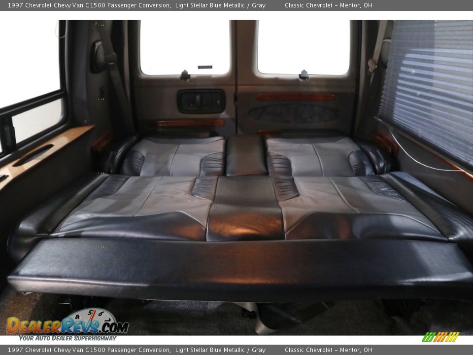 1997 Chevrolet Chevy Van G1500 Passenger Conversion Light Stellar Blue Metallic / Gray Photo #19