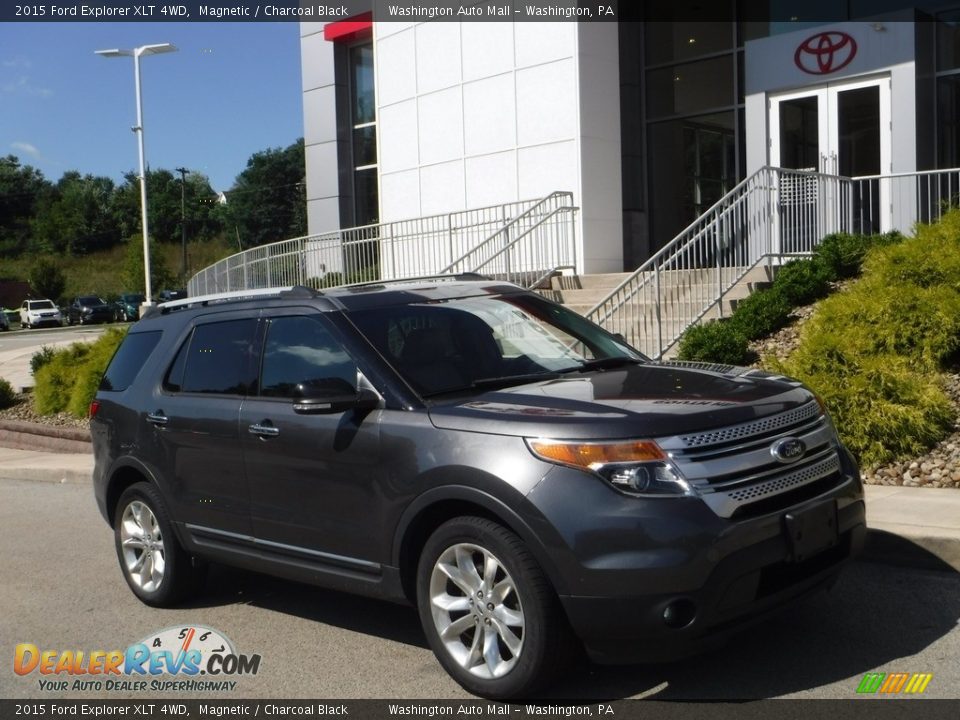 2015 Ford Explorer XLT 4WD Magnetic / Charcoal Black Photo #1