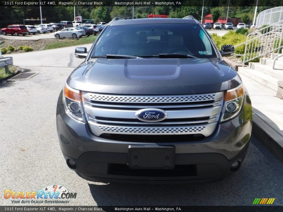 2015 Ford Explorer XLT 4WD Magnetic / Charcoal Black Photo #11