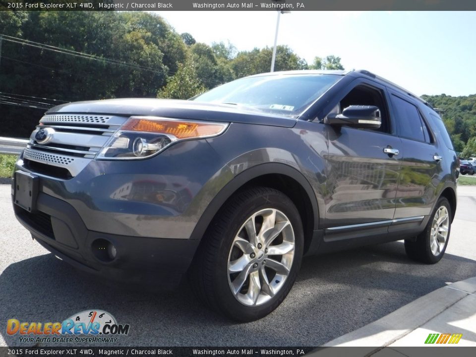 2015 Ford Explorer XLT 4WD Magnetic / Charcoal Black Photo #12