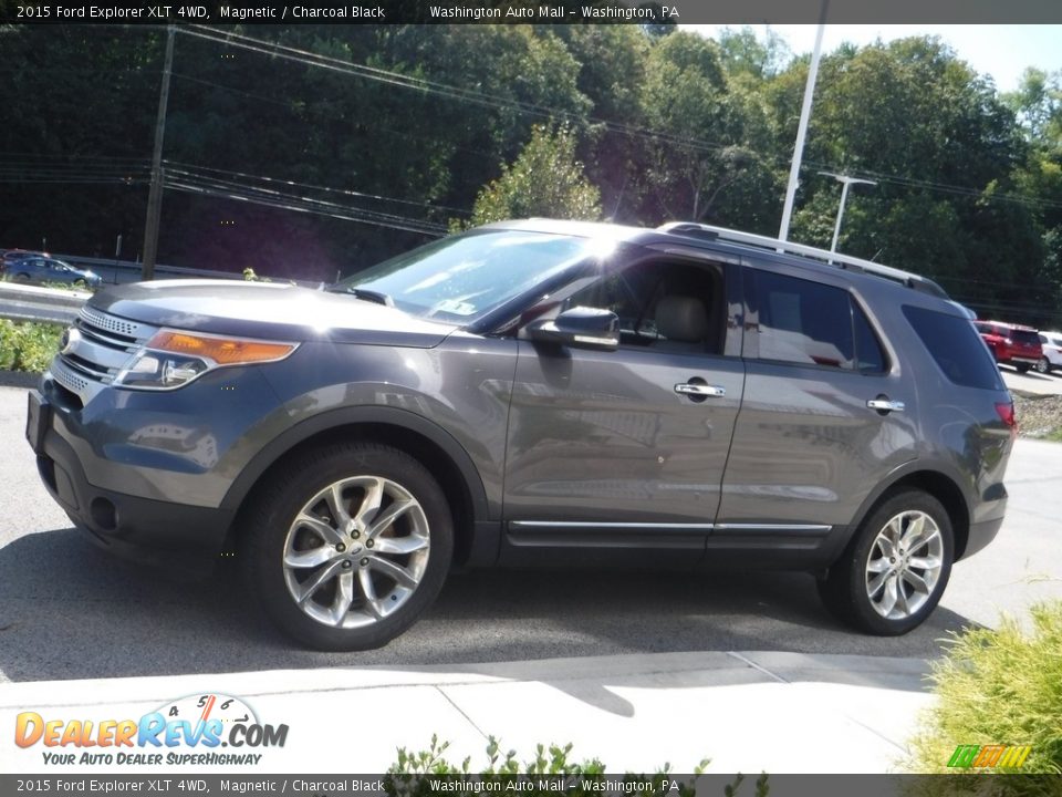 2015 Ford Explorer XLT 4WD Magnetic / Charcoal Black Photo #13