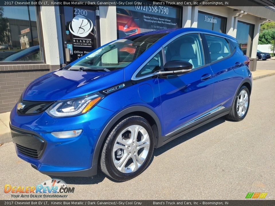 2017 Chevrolet Bolt EV LT Kinetic Blue Metallic / Dark Galvanized/­Sky Cool Gray Photo #2