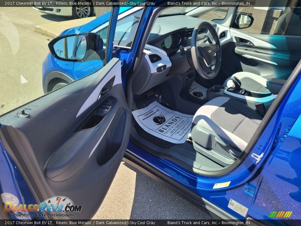 2017 Chevrolet Bolt EV LT Kinetic Blue Metallic / Dark Galvanized/­Sky Cool Gray Photo #3