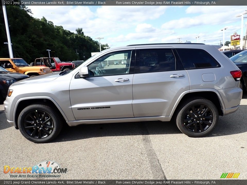 2021 Jeep Grand Cherokee Laredo 4x4 Billet Silver Metallic / Black Photo #2