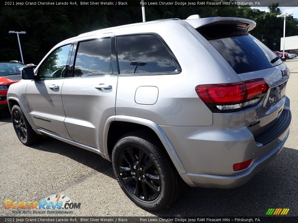 2021 Jeep Grand Cherokee Laredo 4x4 Billet Silver Metallic / Black Photo #3