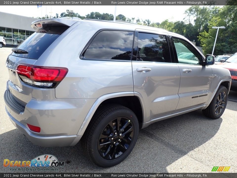 2021 Jeep Grand Cherokee Laredo 4x4 Billet Silver Metallic / Black Photo #6