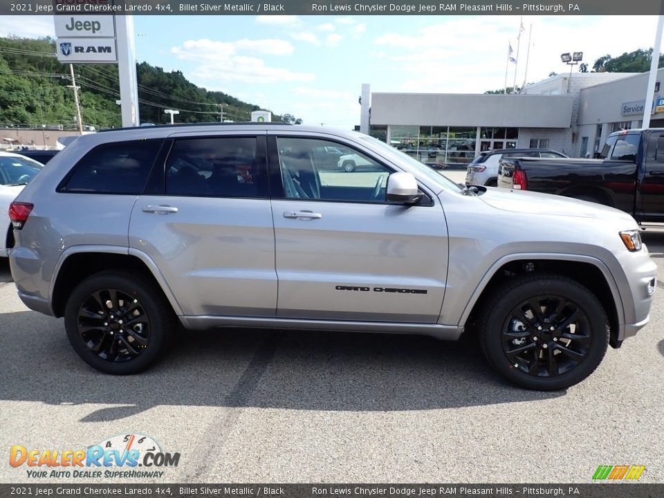 2021 Jeep Grand Cherokee Laredo 4x4 Billet Silver Metallic / Black Photo #7