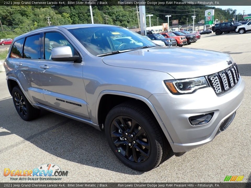 2021 Jeep Grand Cherokee Laredo 4x4 Billet Silver Metallic / Black Photo #8