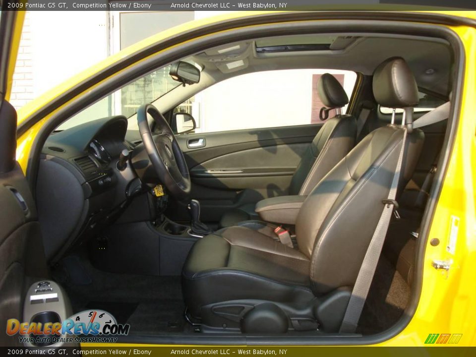 2009 Pontiac G5 GT Competition Yellow / Ebony Photo #10