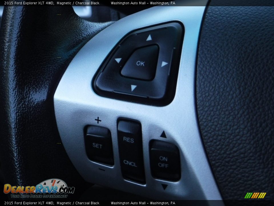 2015 Ford Explorer XLT 4WD Magnetic / Charcoal Black Photo #32