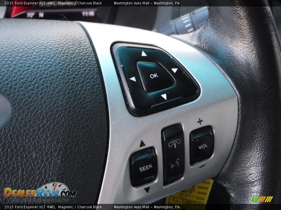 2015 Ford Explorer XLT 4WD Magnetic / Charcoal Black Photo #33