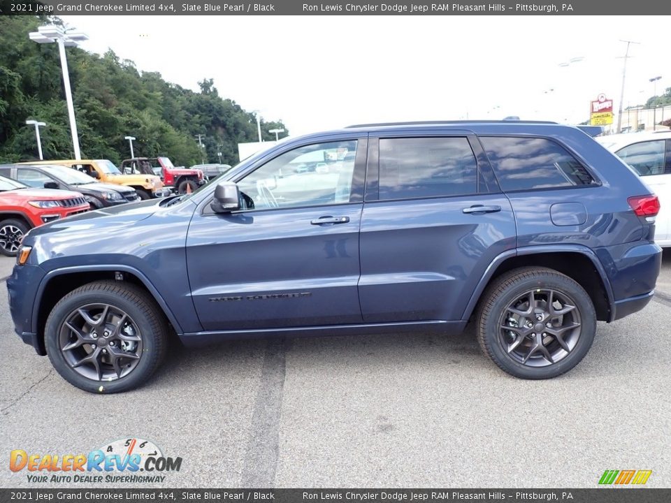 2021 Jeep Grand Cherokee Limited 4x4 Slate Blue Pearl / Black Photo #2
