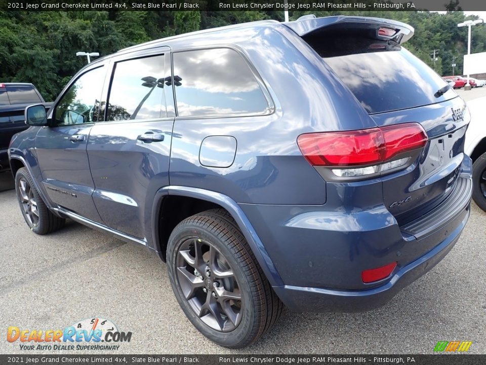 2021 Jeep Grand Cherokee Limited 4x4 Slate Blue Pearl / Black Photo #3