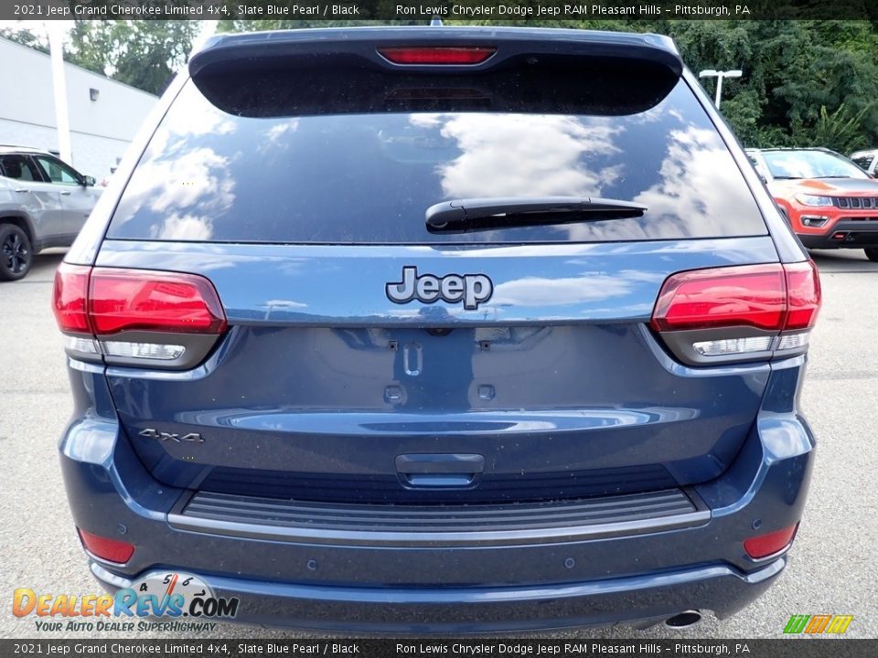 2021 Jeep Grand Cherokee Limited 4x4 Slate Blue Pearl / Black Photo #4