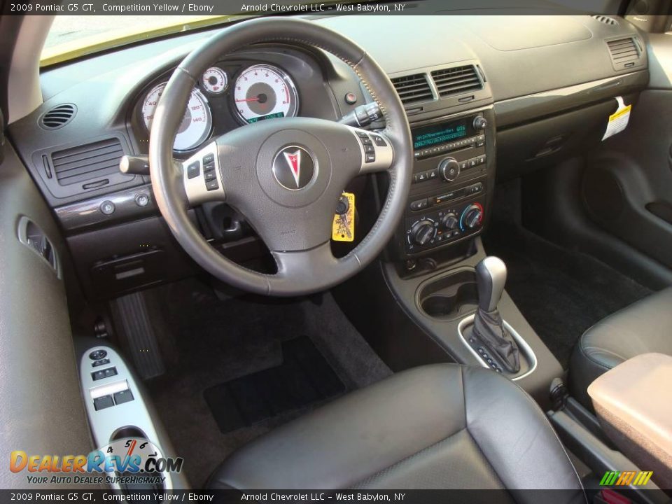 2009 Pontiac G5 GT Competition Yellow / Ebony Photo #11