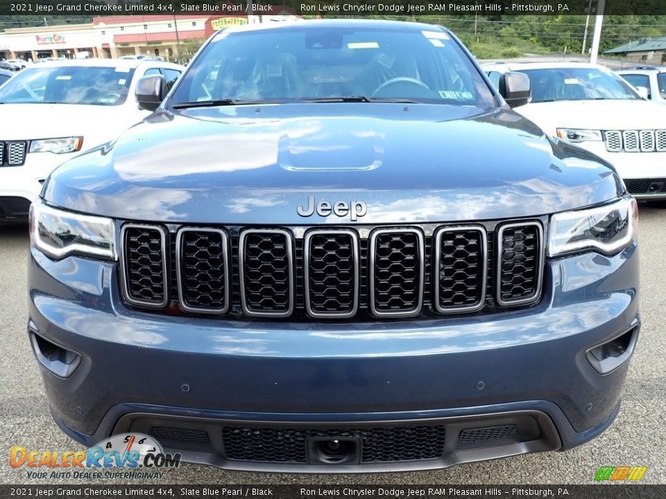 2021 Jeep Grand Cherokee Limited 4x4 Slate Blue Pearl / Black Photo #10