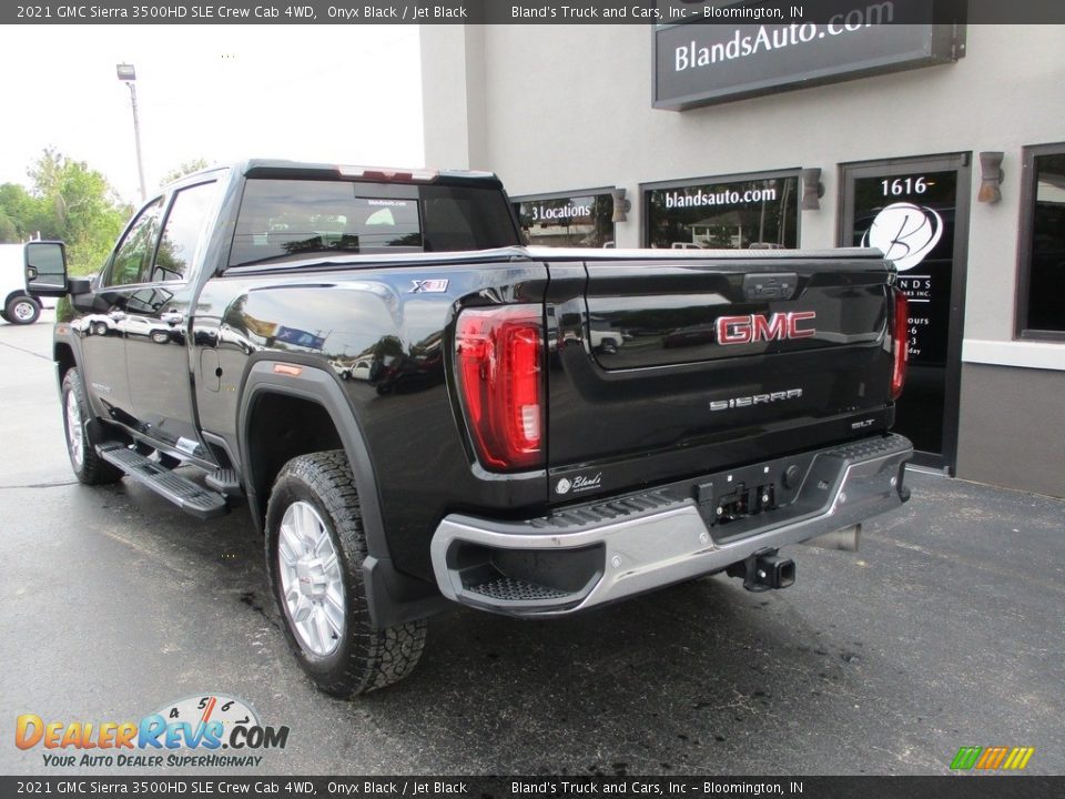 2021 GMC Sierra 3500HD SLE Crew Cab 4WD Onyx Black / Jet Black Photo #3