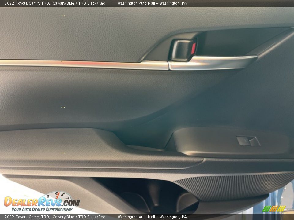 2022 Toyota Camry TRD Calvary Blue / TRD Black/Red Photo #27