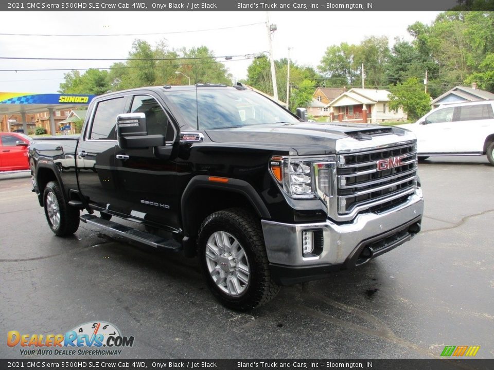 2021 GMC Sierra 3500HD SLE Crew Cab 4WD Onyx Black / Jet Black Photo #5