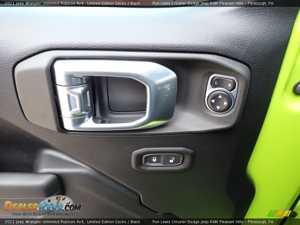 Door Panel of 2021 Jeep Wrangler Unlimited Rubicon 4x4 Photo #14