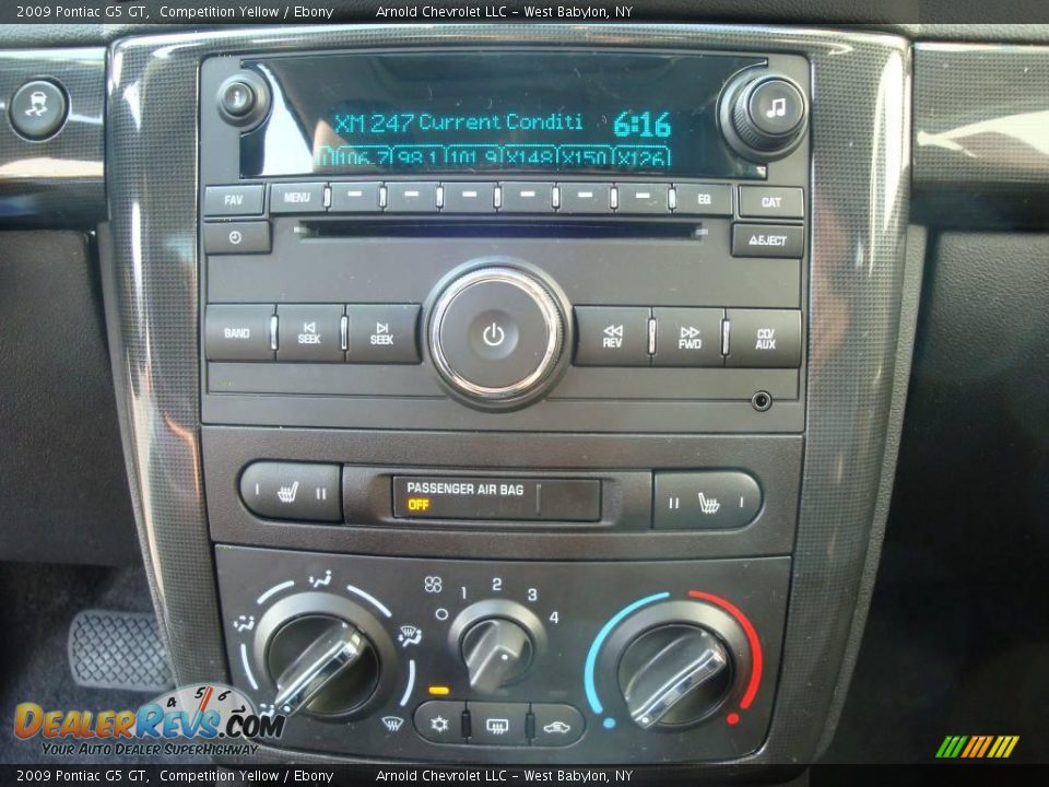 2009 Pontiac G5 GT Competition Yellow / Ebony Photo #13