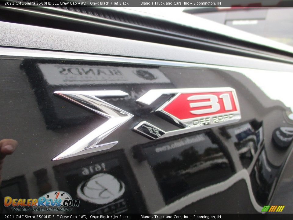 2021 GMC Sierra 3500HD SLE Crew Cab 4WD Onyx Black / Jet Black Photo #35