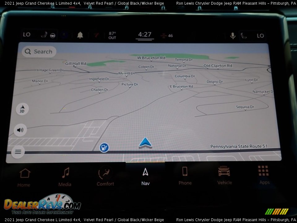 2021 Jeep Grand Cherokee L Limited 4x4 Velvet Red Pearl / Global Black/Wicker Beige Photo #18