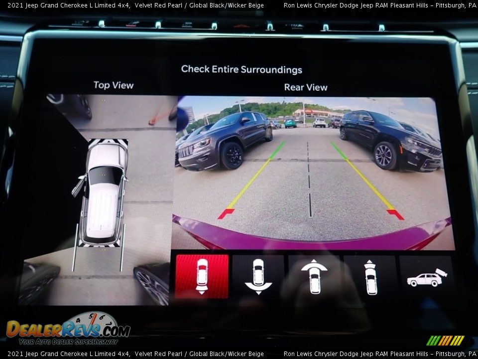 2021 Jeep Grand Cherokee L Limited 4x4 Velvet Red Pearl / Global Black/Wicker Beige Photo #19