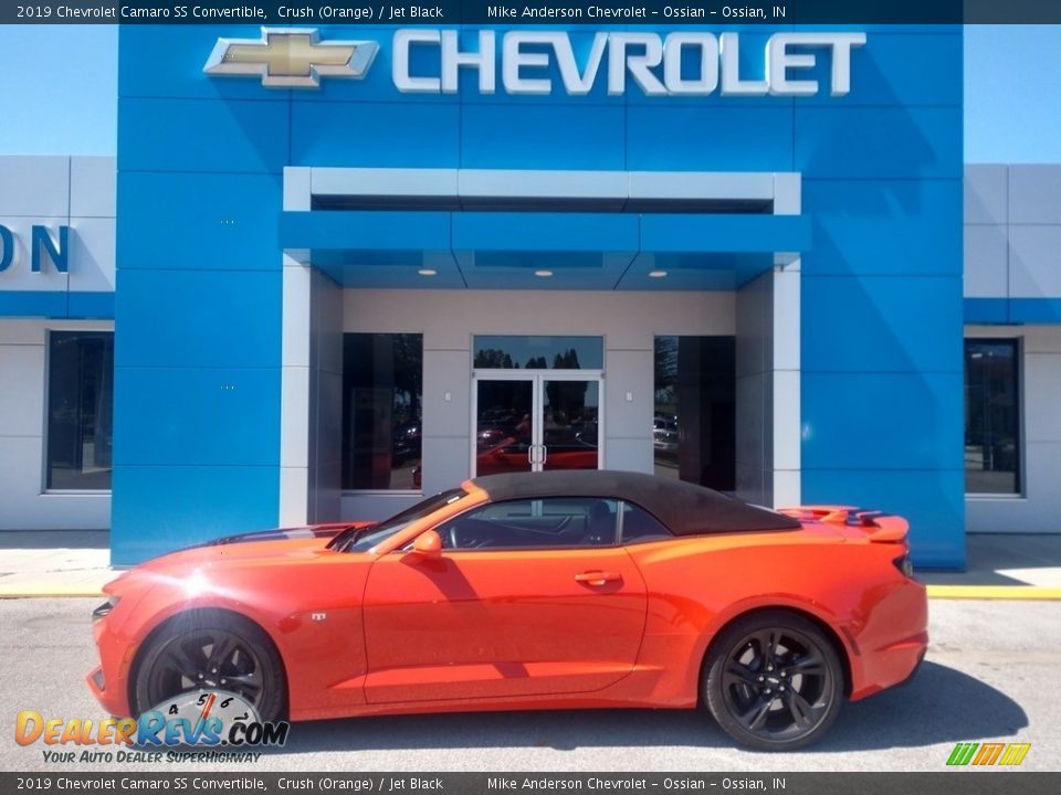 2019 Chevrolet Camaro SS Convertible Crush (Orange) / Jet Black Photo #1