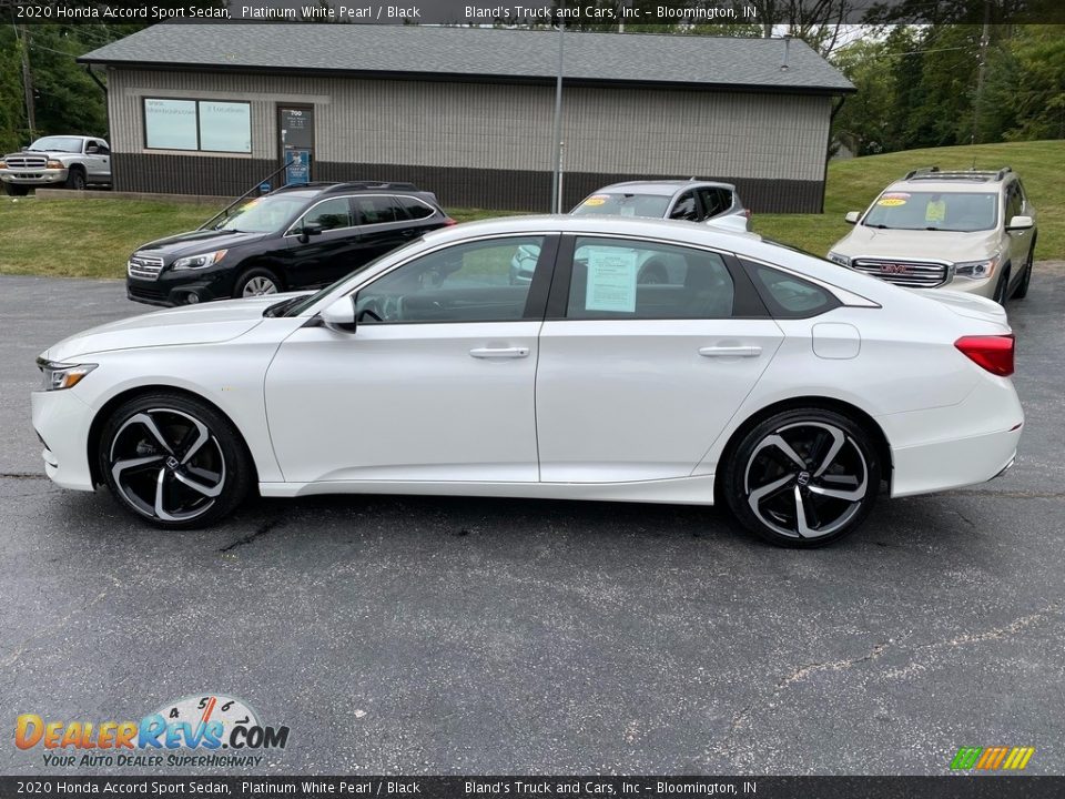 2020 Honda Accord Sport Sedan Platinum White Pearl / Black Photo #1