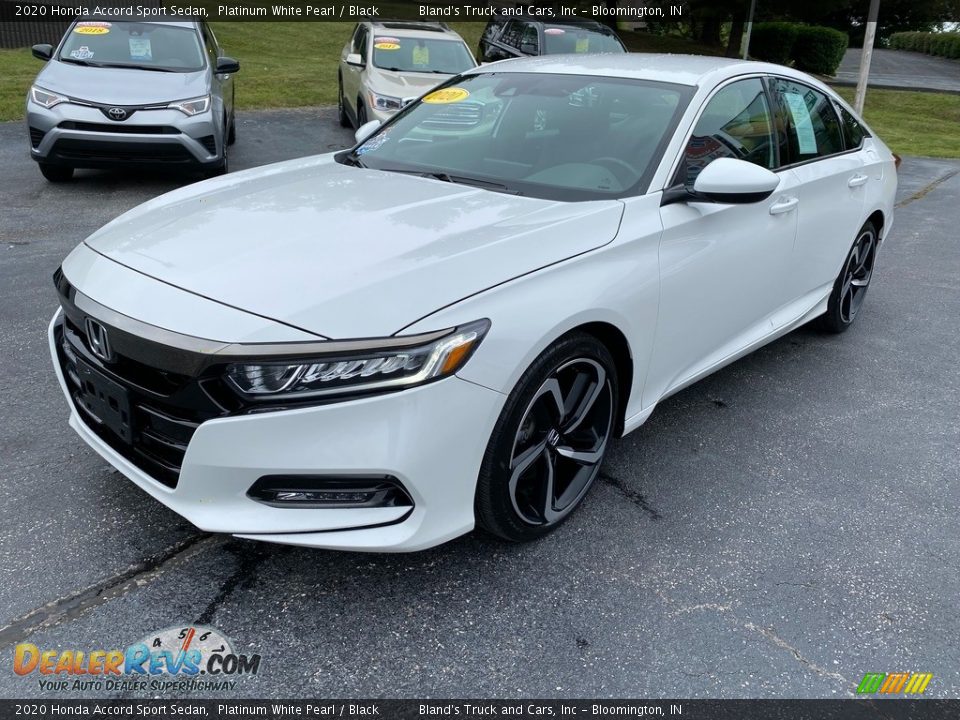 2020 Honda Accord Sport Sedan Platinum White Pearl / Black Photo #2