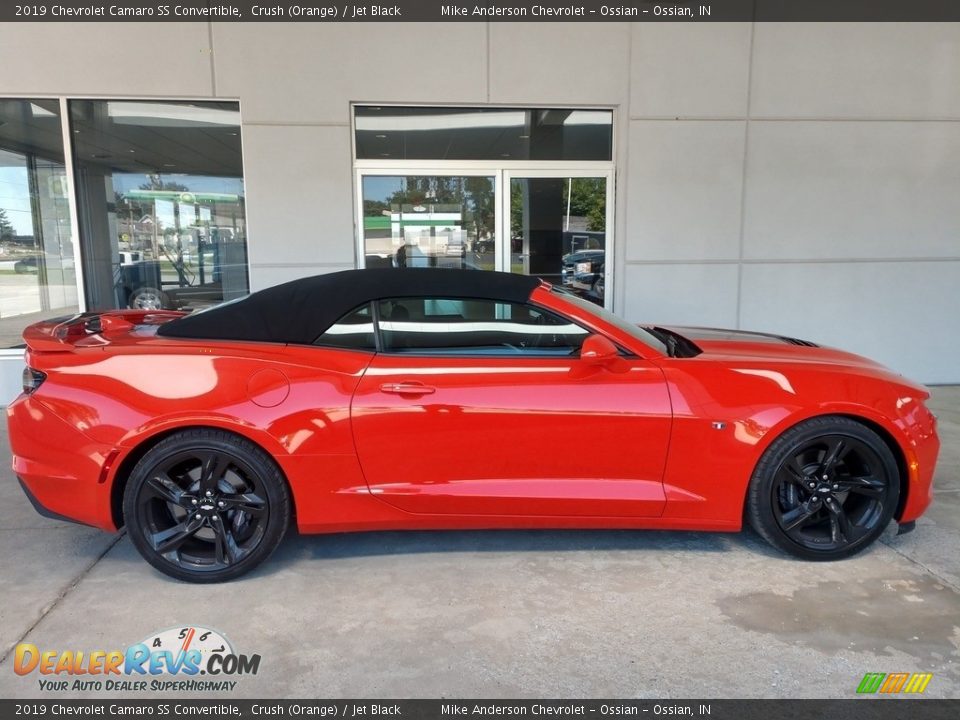 2019 Chevrolet Camaro SS Convertible Crush (Orange) / Jet Black Photo #3