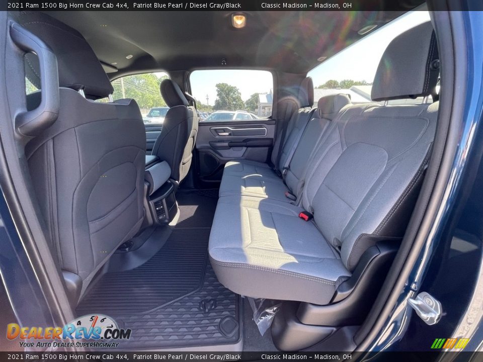 2021 Ram 1500 Big Horn Crew Cab 4x4 Patriot Blue Pearl / Diesel Gray/Black Photo #3