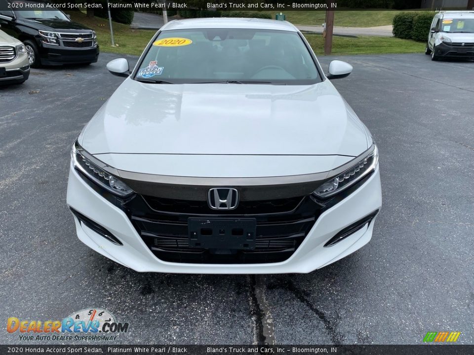 2020 Honda Accord Sport Sedan Platinum White Pearl / Black Photo #3